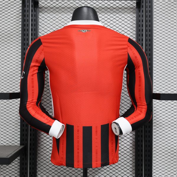 AC Milan maillot domicile manche longue players 24/25