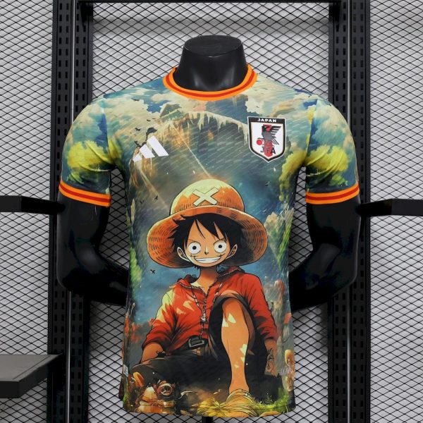 Japon maillot foot concept 2025 2026 One Piece Luffy
