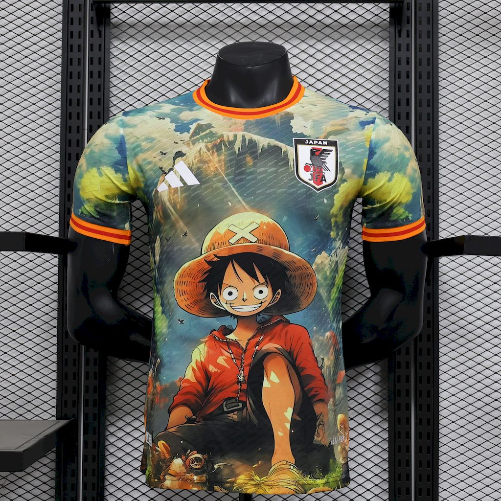 Japon maillot foot concept 2025 2026 One Piece Luffy