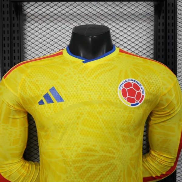 Colombia maillot domicile manche longue players 2025/26