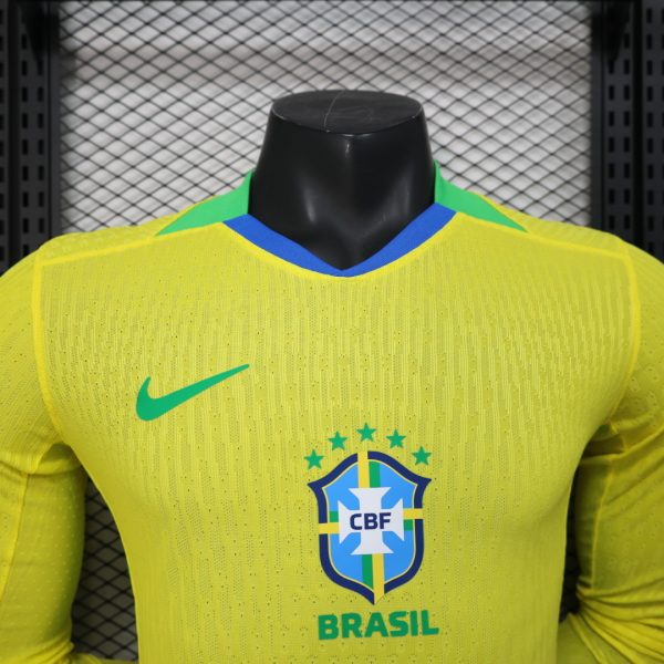 Brésil maillot domicile manche longue players 25/26