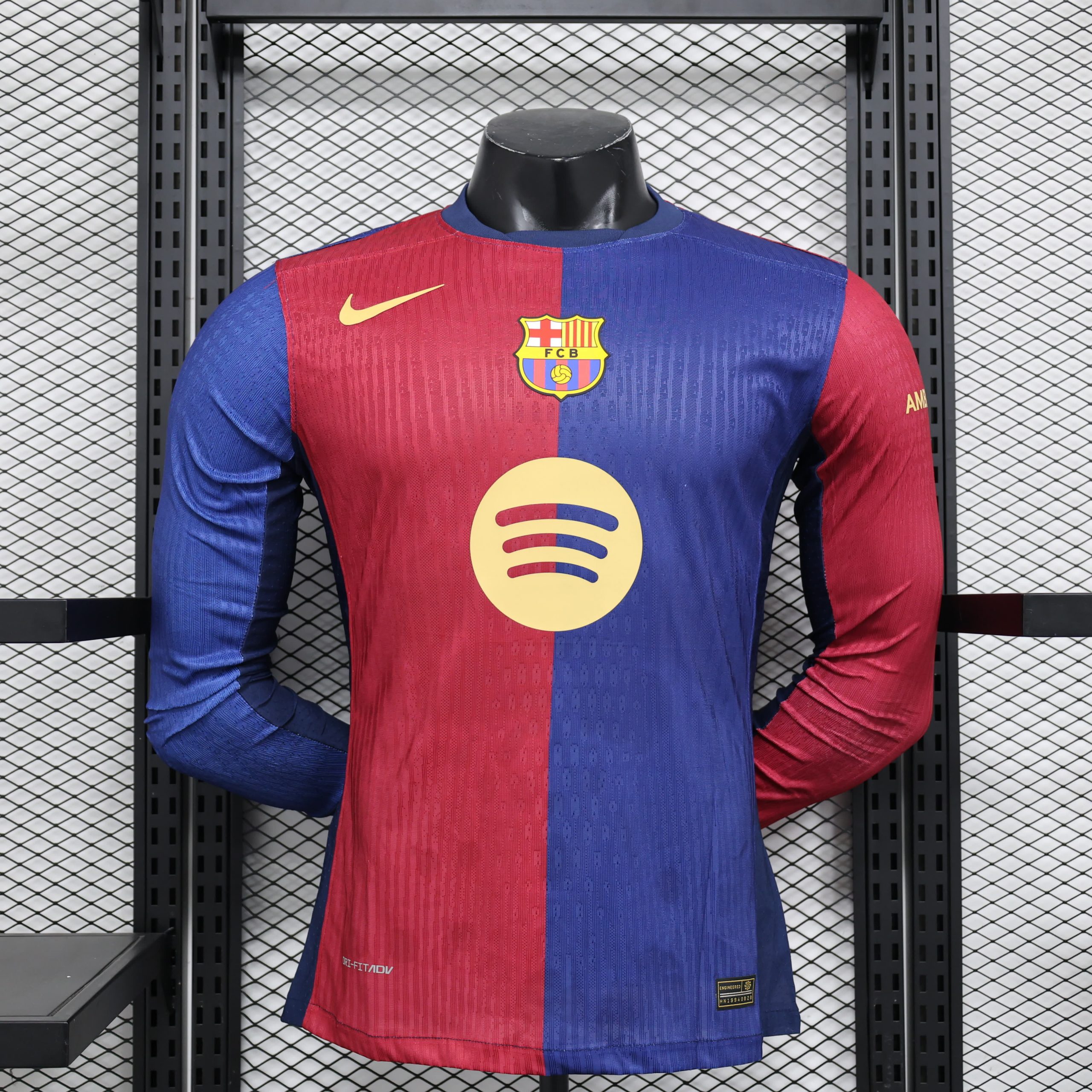 Barcelona maillot domicile manche longue players 24/25