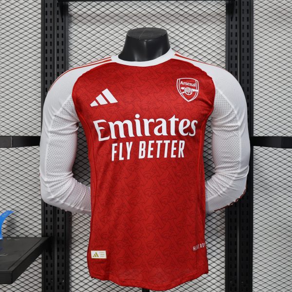 Arsenal maillot domicile manche longue players 25/26