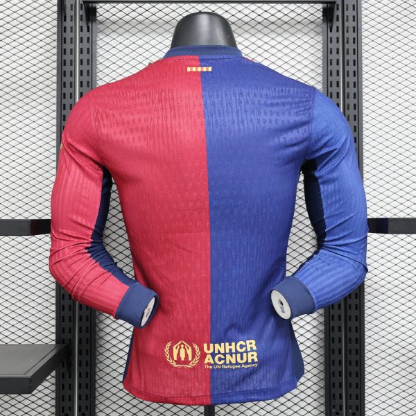 Barcelona maillot domicile manche longue players 24/25