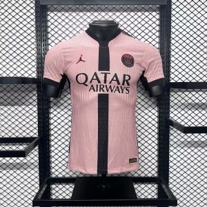 Paris Saint Germain PSG maillot foot 2024 2025 third rose1 Paris Saint Germain PSG maillot foot 2024 2025 third rose