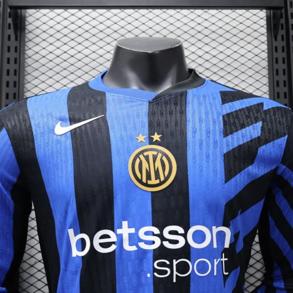 Inter Milan maillot domicile manche longue players 24/25