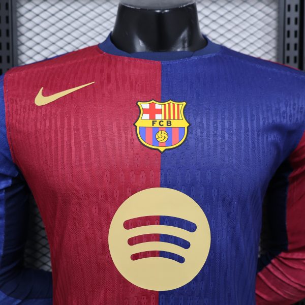 Barcelona maillot domicile manche longue players 24/25