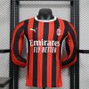 AC Milan maillot domicile manche longue players 24/25