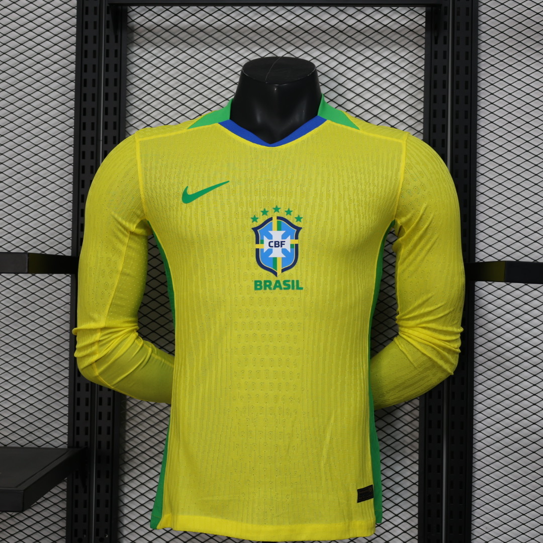 Brésil maillot domicile manche longue players 25/26