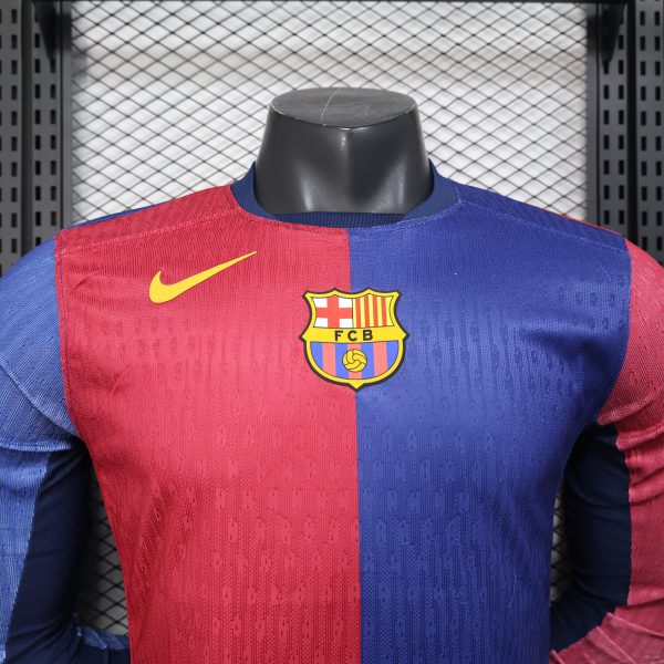 Barcelona Travis Scott maillot domicile manche longue players 25/26