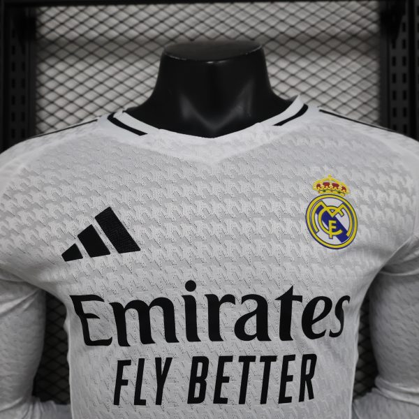 Real Madrid maillot domicile manche longue players 24/25