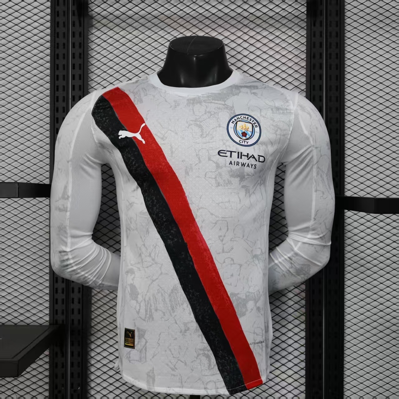 Manchester City maillot exterieur manche longue players 25/26