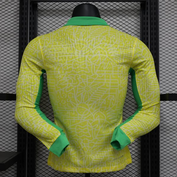 Brésil maillot domicile manche longue players 24/25