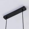 Suspension LED Design Cage Noir – 3 Lumières Métal Moderne 72 cm
