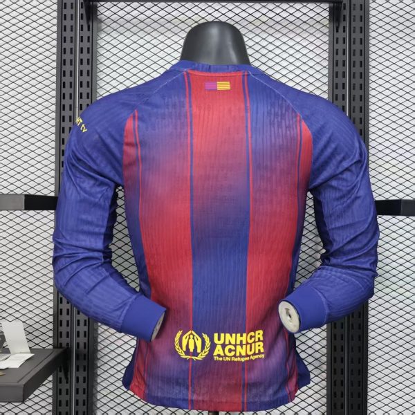 Barcelona maillot domicile manche longue players 25/26