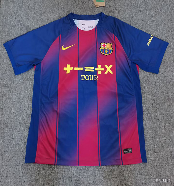 BAR X Ed Sheeran' 25-26 special jerseys