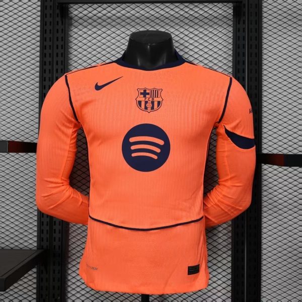 Barcelona maillot exterieur manche longue players 2025/26