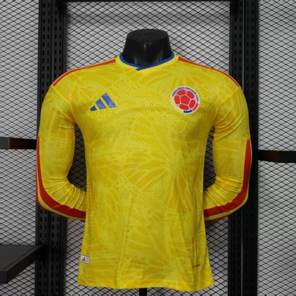 Colombia maillot domicile manche longue players 2025/26
