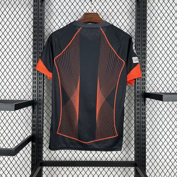 FC Barcelone maillot foot concept noir orange 2025 2026