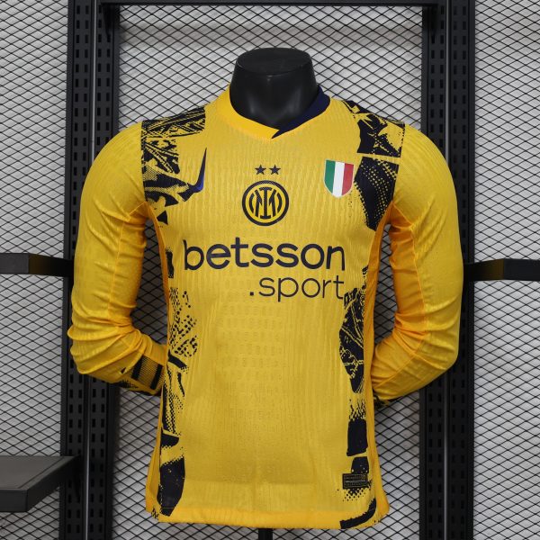 Inter Milan maillot exterieur manche longue players 24/25