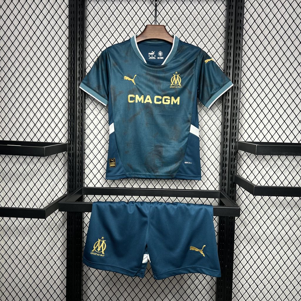 Kit Enfant Olympique de Marseille OM 2024/25 extérieur (enfant)