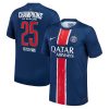 Paris Saint Germain PSG maillot foot étoile 2024/25 domicile Ligue des Champions