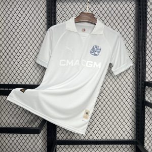 Olympique de Marseille maillot foot 125 ans 2024/25 OM blanc Olympique de Marseille maillot foot 125 ans 2024/25 OM blanc