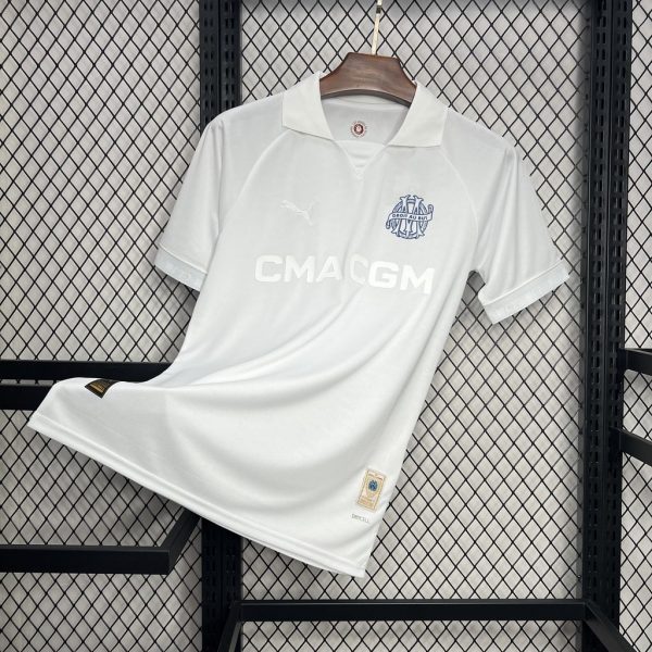 Olympique de Marseille maillot foot 125 ans 2024/25 OM blanc
