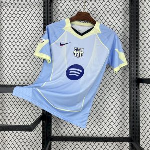 FC Barcelone maillot foot bleu ciel 2025/26