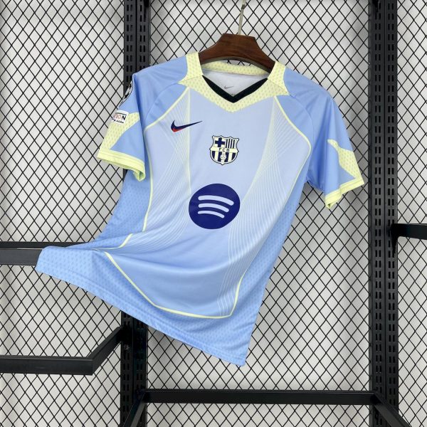 FC Barcelone maillot foot bleu ciel 2025/26