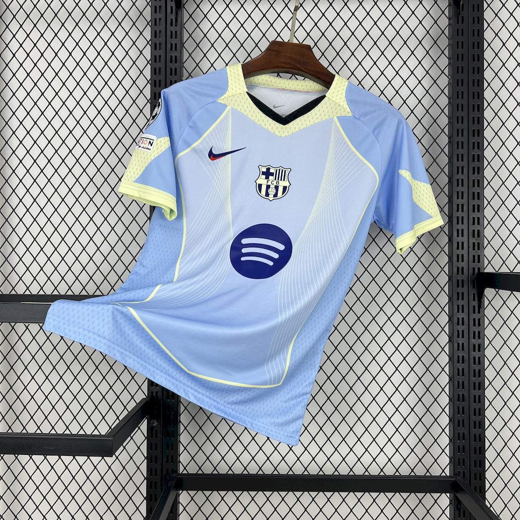 FC Barcelone maillot foot bleu ciel 2025/26
