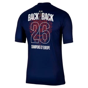 PSG Paris Saint Germain maillot foot domicile 2 étoiles 2025/26
