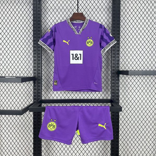 Borussia Dortmund Kit Enfant Maillot Foot 2025/26