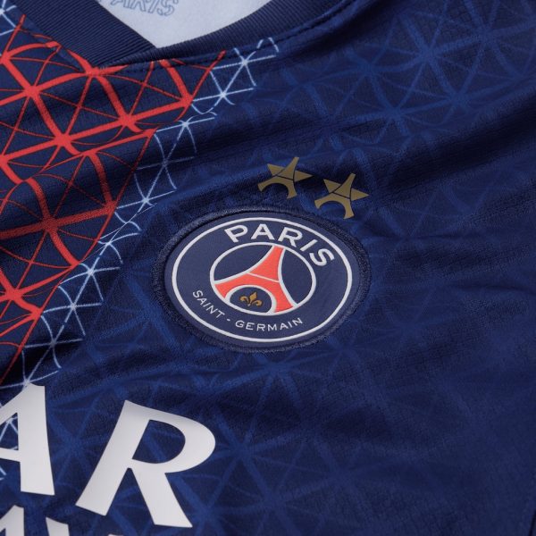 PSG Paris Saint Germain maillot foot domicile 2 étoiles 2025/26