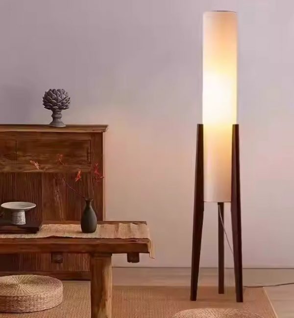 Capture d’écran 2026-05-16 011535 Lampe de sol LED Zen Atmosphere en noyer noir, style japonais, design nordique rétro chinois, éclairage décoratif pour salon et chambre à coucher