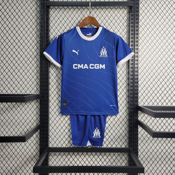 Kit Enfant Olympique de Marseille Extérieur 2023/24