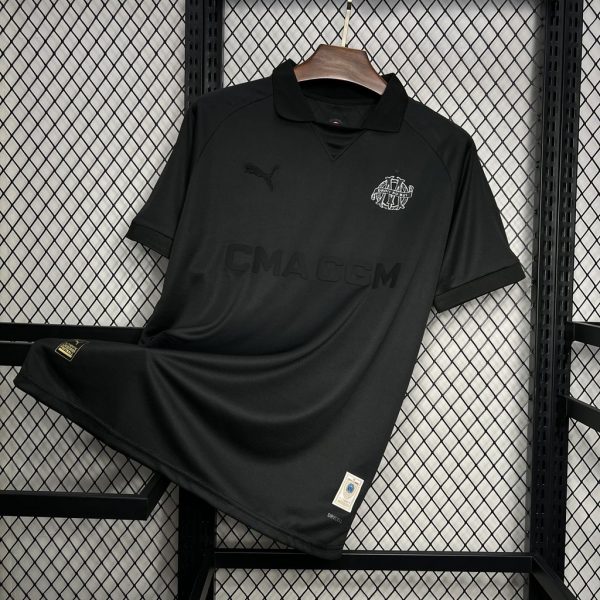 Olympique de Marseille maillot foot 125 ans 2024/25 OM noir