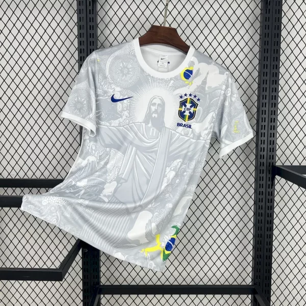 Brésil maillot foot blanc concept 2025/26