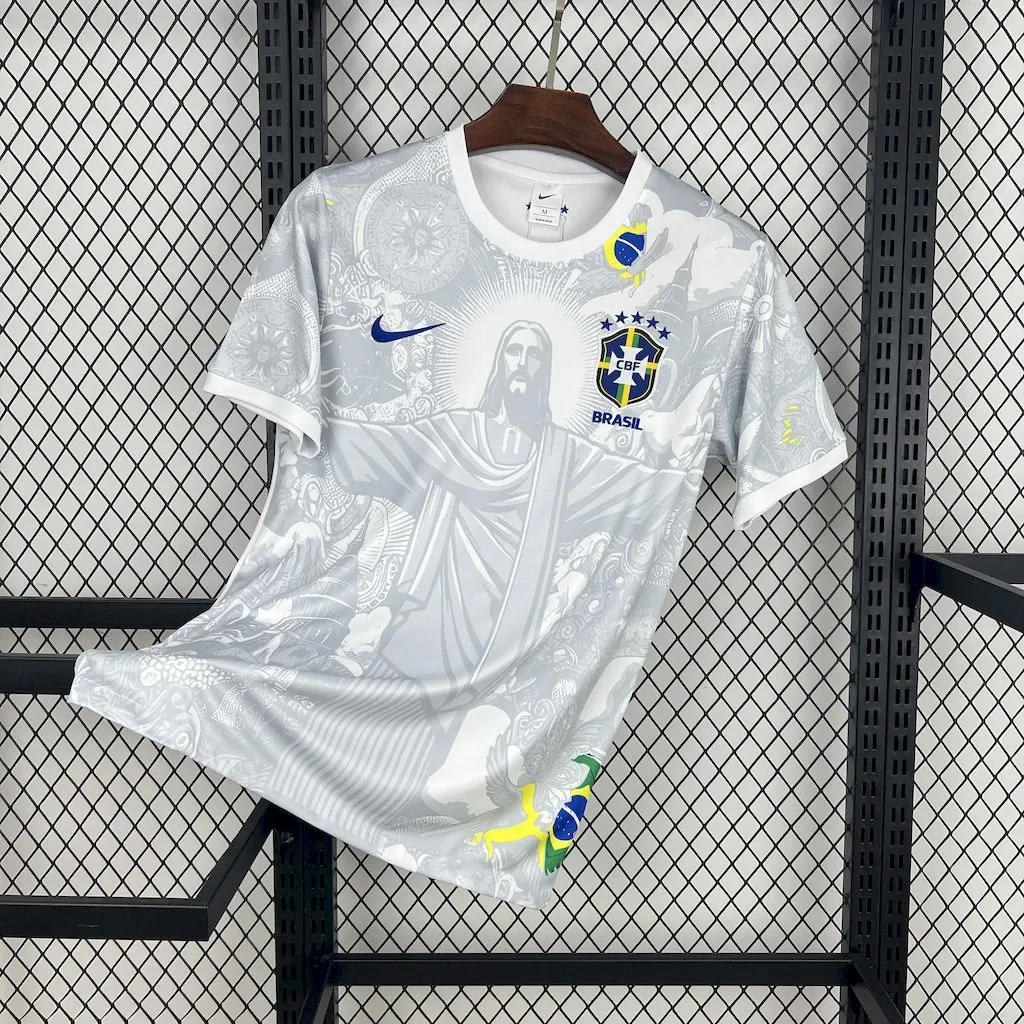 Brésil maillot foot blanc concept 2025/26