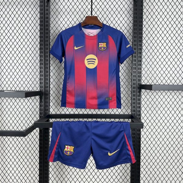 FC Barcelone Kit Enfant Maillot Foot 2025/26