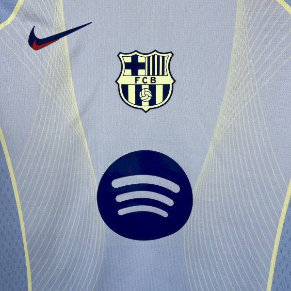 FC Barcelone maillot foot bleu ciel 2025/26
